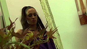 cassie courtland in heels pleases the generals with a surprising facial cumshot