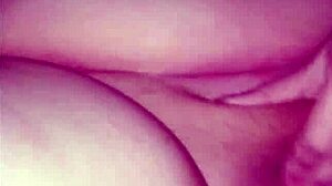 Hannah showcases her big boobs and tits in a suggestive manner