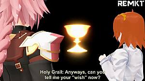 Whoa, a giantess master fulfills a kinky wish in 3D!