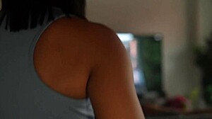 Hey, caught my roomie in virtual sex, can I join and screw her?