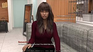 oh wow, my new memories with a busty brunette are wild! can you believe this game?