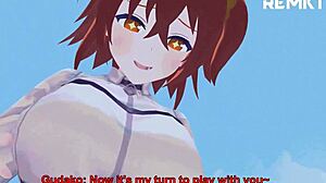 Whoa, a giantess master fulfills a kinky wish in 3D!