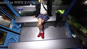 tranny flashing cock on cablebus, wanna see more of this?