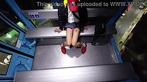 tranny flashing cock on cablebus, wanna see more of this?