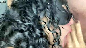 Akira Sanches with that tasty blowjob, ditched the condom for Binho’s hot load!