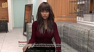 oh wow, my new memories with a busty brunette are wild! can you believe this game?