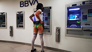 tranny flashing cock on cablebus, wanna see more of this?