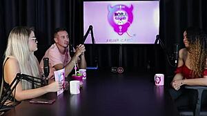 Hey, check Charllottye in sheer red lingerie for Brazilian glamour! 😍