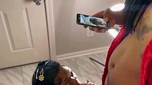 a postal worker sorting mail in a busy office environment