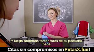 My horny stepsister just nursed my cock back to life - Spanish sub.