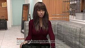 oh wow, my new memories with a busty brunette are wild! can you believe this game?