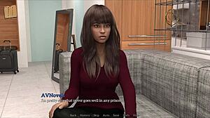 oh wow, my new memories with a busty brunette are wild! can you believe this game?