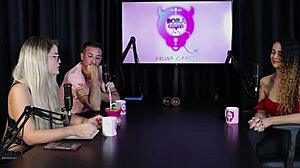 Hey, check Charllottye in sheer red lingerie for Brazilian glamour! 😍