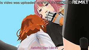 Whoa, a giantess master fulfills a kinky wish in 3D!