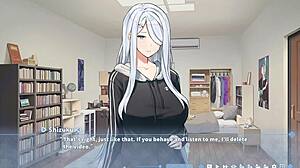 shizuku tricks me into a sneaky footjob in summer clover 3 hentai game. it’s wild!