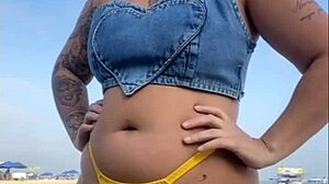 Fiz O Cara Ficar De Pau Duro Na Praia