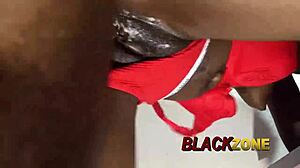 Father Christmas enjoys a lovely moment in the bedroom