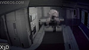 black widow lures with big tits and massive cock action