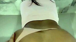 went to clean the bathroom and ended up with GAPPING ASS FULL OF CUM