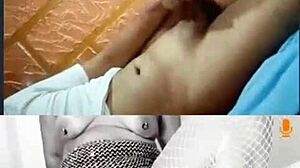 Cum tribute to latina milf with huge dildo and cumshot