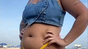 Fiz O Cara Ficar De Pau Duro Na Praia