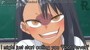 teen tricked into footjob fetish in classroom setting