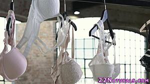 Natural Hottie Rides to Cumshot