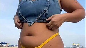 Fiz O Cara Ficar De Pau Duro Na Praia