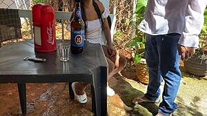 Hey, old 60-year-old creep bangs a girl at the bar?