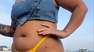 Fiz O Cara Ficar De Pau Duro Na Praia