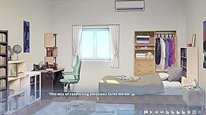 shizuku tricks me into a sneaky footjob in summer clover 3 hentai game. it’s wild!