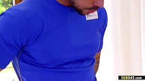 gorgeous billie star rides hard after yoga with her instructor. dude knows how to stretch her limits!