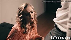 Office Bimbo Tiffany Watson Climbs Dicks for Ladder Success