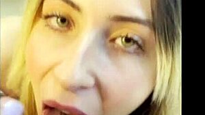 Intense pov blowjob with lucky stepfather