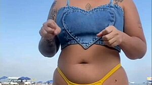 Fiz O Cara Ficar De Pau Duro Na Praia