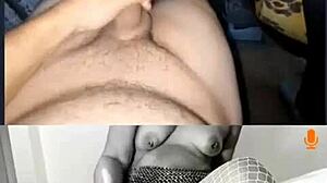 Cum tribute to latina milf with huge dildo and cumshot