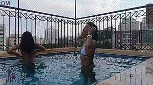 Hey, why not fuck in public at the pool for revenge?