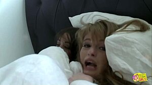 Lingerie Tryout Becomes Juicy Wet Lesbian Fun With Skinny Babes