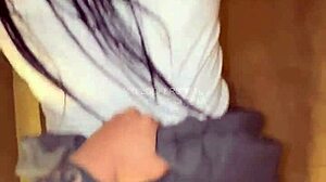 after classes, fucking that cute latina student in the motel, cumming inside and her getting mad