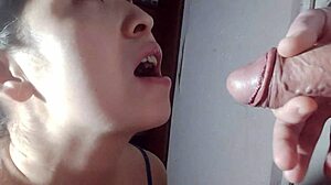 korean girl expertly sucks while her mouth gets pounded