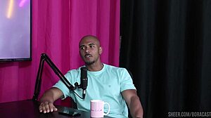 Lucas Ferraz on Bora Cast with Bruna Carlos in Sheer Red Outfit. Public Outdoor Action!