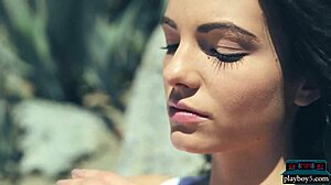 Czech Milf Babe Sapphira A Performs Sensual Striptease for Playboy