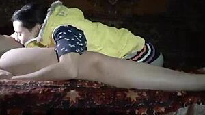 Seduced Neighbor at Village Disco While Boyfriend Smoked Outside