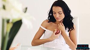 Czech Milf Babe Sapphira A Performs Sensual Striptease for Playboy