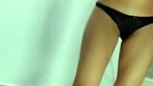 I watch Rosmeri Marval dancing topless as a Latina beauty