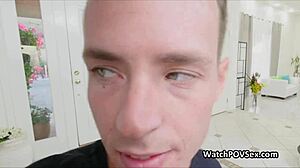 unexpected threesome with my lover and my big tit girlfriend in homemade reality