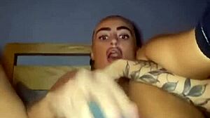 Thick Emo Whore Fingers Her Tight Little Asshole in Anal Scene