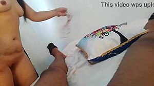 amateur couple struggles with first time sex