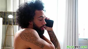 i orgasmed with the busty masseuse fucking outdoors, monster cock in her truck.