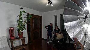 I’m obsessed with the raw action behind cameras when Vivi Marques arrives